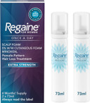 Regaine for Women 5% Minoxidil Extra Strength Scalp Foam for Hair Regrowth (2x 73ml), Scientifically Proven to Help Stop and Reverse Hereditary Female Hair Loss, Revitalise Hair Follicles