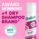 Batiste Dry Shampoo in Blush 200ml, Floral & Flirty Fragrance, No Rinse Spray to Refresh Hair in Between Washes (Packing May Vary) Batiste Dry Shampoo in Blush 200ml, Floral & Flirty Fragrance, No Rinse Spray to Refresh Hair in Between Washes (Packing May Vary)