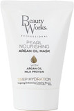 Beauty Works Pearl Nourishing Argan Oil Mask 50ml Milk Protein Deep Conditioning Treatment
