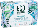 Eco Warrior Sensitive Shampoo Bar  Vegan, Cruelty Free, No SLS or Parabens, Deeply Nourishing White Clay & Clary Sage Oil, Natural Mint Plus Eucalyptus  Eco Friendly, 100g