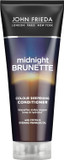John Frieda Midnight Brunette Colour Deepening Conditioner 250 ml, Colour-Depositing Conditioner for Brown Hair