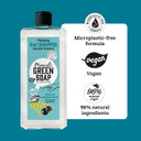 Marcel's Green Soap - Shampoo Argan & Oudh - Natural Oils - 97% Natural - 98% Biodegradable - Vegan - 300ml