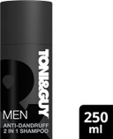 Toni & Guy Men Anti Dandruff 2 in 1 Shampoo, Cleanses Greasy Hair and Soothes Itchy Scalp, 250ml
