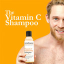 Cuticleanse Vitamin C Shampoo - Long Lasting Hydration Shampoo - with Hyaluronic Acid for Damaged, Curly, Dyed & Oily Hair, 250ml