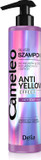 Cameleo - Silver Shampoo - No Yellow Effect - For Blonde, Grey, Bleached Hair - Platinum Reflections, Purple Shampoo - Brightening, Care - 250ml