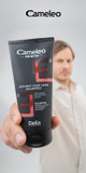 Cameleo Men - Shampoo Against Grey Hair - Natural Hazelnut Extract - Colour Protect - Refreshs and Cleans Hair & Scalp - 150ml, Blue