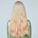 Bleach London Awkward Peach Shampoo - Vegan & PETA-Approved Peachy Toning Formula, for Bleached Hair, Colour Depositing, Achieves Dreamy Peachy Look, Enhances Warm Blonde - Paraben Free - (250 ml)