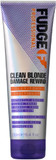 Fudge Professional Clean Blonde Damage Rewind Conditioner, Intense Purple Toning for Blonde Hair, Bond Repair Technology, Sulfate Free, 250 ml Fudge Professional Clean Blonde Damage Rewind Conditioner, Intense Purple Toning for Blonde Hair, Bond Repair Technology, Sulfate Free, 250 ml