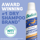 Batiste Overnight Light Cleanse 200ml - Leave-In Light Dry Shampoo for Overnight Use - Absorbs Oil for Fresher-Looking Hair Overnight (Pack of 2)