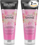 John Frieda Vibrant Shine Weightless Colour Shine Conditioner 250ml, White (Pack of 2)