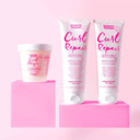 Umberto Giannini Curl Magic Hair Mask, Vegan & Cruelty Free Repair & Growth Curl Treatment Mask with Seaweed, Wheat Bran & Caffeine, 230 ml