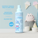 Jack N' Jill Natural Bathtime Detangler and Leave-In Conditioner - Suitable for All Hair Types, Extra Moisturising, Silicone-Free, Cruelty-Free & Vegan Kids Detangler Spray - 200ml, 1 Bottle