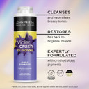 John Frieda Violet Crush Purple Shampoo 500 ml, Purple Toning Shampoo for Blonde Hair, Shampoo Value Pack John Frieda Violet Crush Purple Shampoo 500 ml, Purple Toning Shampoo for Blonde Hair, Shampoo Value Pack