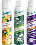 Batiste Coconut Escape Bundle - 3-Pack Dry Shampoo Variety Bundle for Detoxifying, Refreshing, and Taming Flyaway Ends with Summery Exotic Scents: Tropical, Naturally, and De-Frizzing - 3 x 200ml