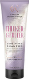 Charles Worthington Thicker and Fuller Densifying Shampoo, Hair Thickening Shampoo for Fine Hair, Purple, 250 ml (Pack of 2)