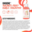 UniqOne - Vegan Sulfate-Free Shampoo for Curly, Wavy, and Coily Hair with 10 Benefits  230ml