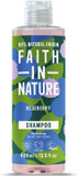 Faith In Nature Natural Blueberry Shampoo, Hydrating, Vegan & Cruelty Free, No SLS or Parabens, for All Hair Types, 400ml
