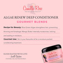 Camille Rose Algae Renew Deep Conditioning Wash Out Hair Mask, For All Hair Types, Nourish and Strengthen, Cocoa and Mango Butter, 240 ml (Pack of 1)