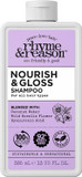 Rhyme & Reason - Nourish & Gloss Shampoo, Hydrating, All Hair Types (354ml)