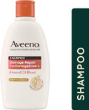 Aveeno Damage Repair Almond Oil Scalp Soothing Shampoo for Damaged Hair 300ml (Pack of 2)