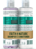 Faith In Nature Natural Lavender & Geranium Shampoo and Conditioner Set, Nourishing, Vegan & Cruelty Free, No SLS or Parabens, For Normal to Dry Hair, 2 x 400ml