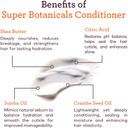 NYLAH Super Botanicals Conditioner 200ml Double Strength for Deep Hydration & Strength for Afro & Curly Hair, Restores Moisture, Softens & Defines