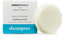 Green People Eucalyptus & Mint Shampoo Bar - Natural & Organic Anti-Itch Shampoo - Soothe Itchy Scalp - Vegan, Organic & Cruelty Free, 50g