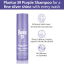 Plantur 39 Purple Shampoo 250ml | Enhanced Silver Sheen for Bleached and Grey Hair | Prevents and Reduces Hair Loss and Supports Hair Growth