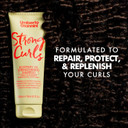 Umberto Giannini Curl Repair Shampoo + Conditioner Set, Vegan & Cruelty Free Repair & Growth Formula with Seaweed, Wheat Bran & Caffeine, 250 ml