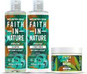 Faith In Nature |Coconut Natural Dry Hair 3 Piece Bundle: 400ml Shampoo & Conditioner & 300ml Hair Mask, Vegan & Cruelty Free, No SLS or Parabens, For Normal to Dry Hair Faith In Nature |Coconut Natural Dry Hair 3 Piece Bundle: 400ml Shampoo & Conditioner & 300ml Hair Mask, Vegan & Cruelty Free, No SLS or Parabens, For Normal to Dry Hair