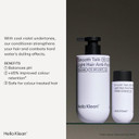 Hello Klean Smooth Talk Light Hair Anti-Fading Conditioner - Hydrates & Repairs to Reverse Damage Caused by Hard Water - Prevent Colour Fade & Protect Against Yellow Tones - With UV Protection