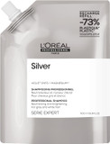 LOréal Professionnel Silver Shampoo For Grey, White Or Light Blonde Hair, Neutralising and Brightening, Serie Expert, 500ml Refill