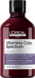 L'Oréal Professionnel Vitamino Color Spectrum Purple Tinted Shampoo 300ml, For Blonde Coloured Hair, With Ferulic Acid + Citric Acid, Neutralise Undesired Yellow Undertones