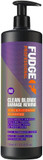 Fudge Professional Clean Blonde Damage Rewind Shampoo, Bulk Size, Intense Purple Toning for Blonde hair, Bond Repair Technology, Sulfate Free, 1 Litre