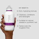 Philip Kingsley | Moisture Extreme Enriching Shampoo | For Curly, Dry, Damaged Hair | Moisturises, Hydrates, and Adds Shine| Detangles and Controls Frizz Adds Shine | 250ml