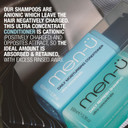 men-ü DAILY MOISTURISING CONDITIONER REFILL KIT. 2 x 100ml Bottles! UP TO 200 APPS  ultra concentration, long lasting mens conditioner and smooth texture - 100ml Bottle + Refill