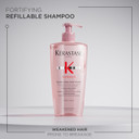 Kérastase Genesis, Nourishing & Fortifying Shampoo, For Weakened Hair, With Ginger Root & Edelweiss Flower, Bain Hydra-Fortifiant