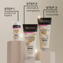 John Frieda Blonde+ Repair Sytem Bundle, Shampoo & Conditioner 250ml and Pre Treatment Shampoo 250ml