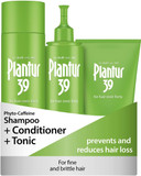 Plantur 39 Caffeine Shampoo Conditioner and Tonic Prevents and Reduces Hair Loss | For Fine Brittle Hair | Unique Galenic Formula Supports Hair Growth | 250ml Shampoo | 150ml Conditioner | 200ml Tonic