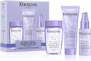Kérastase Blond Absolu Discovery Set, With Illuminating Shampoo, Nourishing Conditioner and Fortifying Heat Protection Serum, With Hyaluronic Acid, For Blonde and Bleached Hair, Travel Size