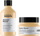 L'Oréal Professionnel Serie Expert Absolut Repair Shampoo and Hair Mask Set, Repairs and Hydrates Dry and Damaged Hair, 300 ml and 250 ml L'Oréal Professionnel Serie Expert Absolut Repair Shampoo and Hair Mask Set, Repairs and Hydrates Dry and Damaged Hair, 300 ml and 250 ml