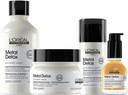 LOréal Professionnel Complete Routine for Damaged Hair, Serie Expert Metal Detox Shampoo, Mask, Oil with Leave-in Cream, 300 ml, 250 ml, 50 ml, 100ml Bundle Set LOréal Professionnel Complete Routine for Damaged Hair, Serie Expert Metal Detox Shampoo, Mask, Oil with Leave-in Cream, 300 ml, 250 ml, 50 ml, 100ml Bundle Set