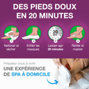 Emtrix Foot Mask Socks All in 1, Moisturising Foot Mask with Natural Tea Tree Oil, Designed to Hydrate, Exfoliate & Soften Cracked Heels in 20 Minutes for Baby Soft Feet - (1 Pair)