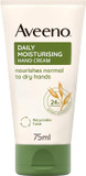 Aveeno Daily Moisturising Hand Cream (1x 75ml), Nourishing Lotion with 24-Hour Moisturisation and Nourishing Oat, Moisturiser for Normal to Dry Hands