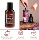 William Morris At Home Bird and Yare, Festive Drum With Bubble Bath 50ml and Hand Cream 15ml, Travel Size and Vegan Friendly, Beauty Christmas Gift and Stocking Filler