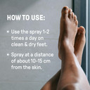 CCS Anti-Friction Foot Spray for increased comfort in the shoe - Prevents skin irritation and chafing caused by friction - 100ml