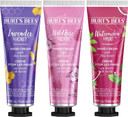 Burt's Bees Hand Cream Gift Set With Shea Butter, Lavender & Honey, Wild Rose & Berry and Watermelon & Mint, 3 Pack