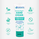 Grahams Natural Intensive Hand Repair Cream - Hand Cream for Very Dry, Cracked, Eczema Prone Skin - Itch Relief & Cracked Finger Tip Repair - With Hyaluronic Acid, Olive Butter & Vitamin E (50g)
