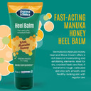 Dermatonics Manuka Honey Heel and Elbow Moisturising & Exfoliating Cream for Dry and Cracked Heels | Dry Feet Treatment & Heel Repair for Rough and Cracked Feet, 70 ml Tube, 3 Pack