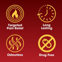 Deep Heat Pain Relief Heat Patch, Muscular Aches, Pains, Joint Stiffness (Pack of 4 Patches)